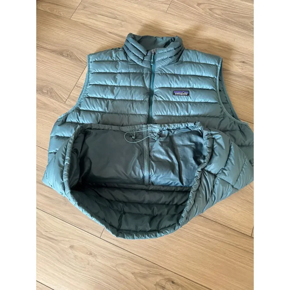 Patagonia Men's Down Sweater Puffer Vest Cascade Green Jacket XL